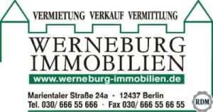 WERNEBURG IMMOBILIEN - Ihr Immobilienmakler mit Sachverstand, seit 1996 in Berlin - Logo