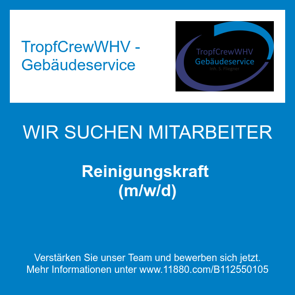 TropfCrewWHV - Gebäudeservice in Wilhelmshaven - Logo