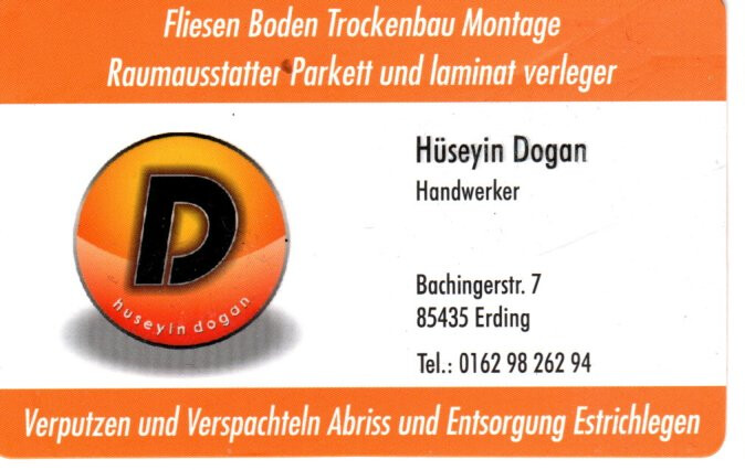 Firma Hüseyin Dogan in Erding - Logo