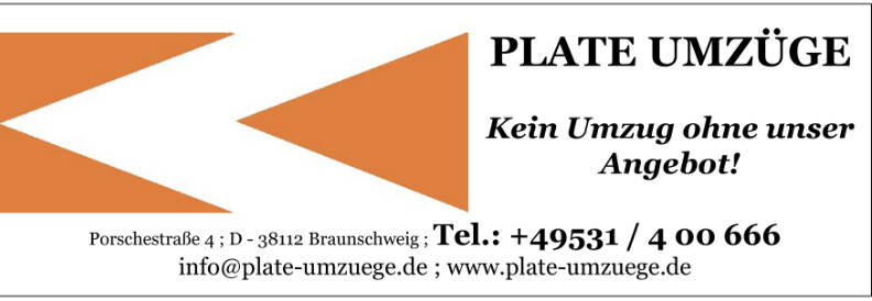 Plate Umzüge in Braunschweig - Logo