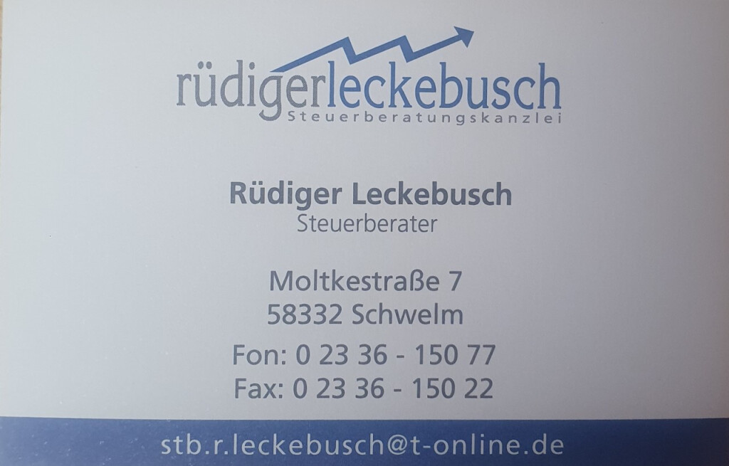Rüdiger Leckebusch Steuerberater in Schwelm - Logo