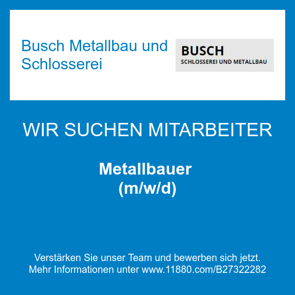 Busch Metallbau und Schlosserei in Au am Rhein - Logo