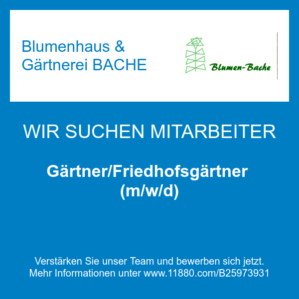 Blumenhaus & Gärtnerei BACHE in Weil am Rhein - Logo