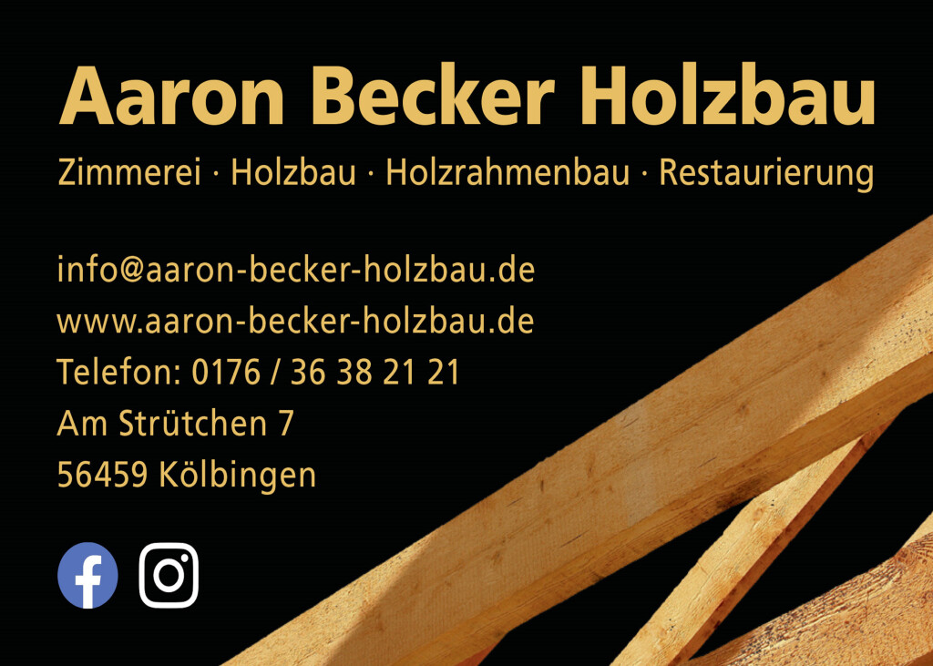 Aaron Becker Holzbau in Kölbingen - Logo