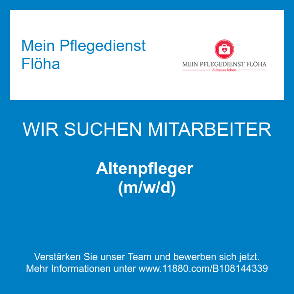 Mein Pflegedienst Flöha - Altenpfleger (m/w/d)