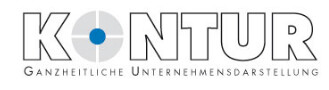Logo von KONTUR GmbH - Agentur für Marketing, Werbung & PR