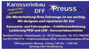 Karosseriebau Preuss/DFF UG in Karlsruhe - Logo