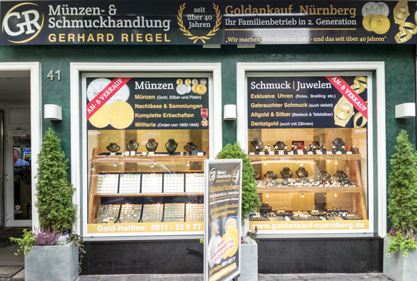 Goldankauf Nürnberg, Münzen- und Schmuckhandlung in Nürnberg - Logo