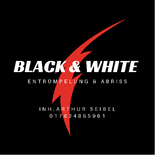 Black & White Entrümpelung & Abriss in Gau Bickelheim - Logo