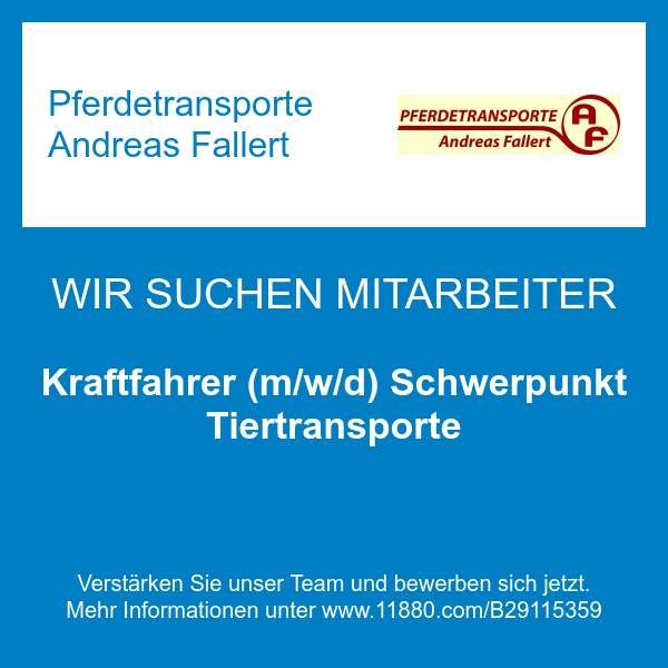 Pferdetransporte Andreas Fallert in Iffezheim - Logo