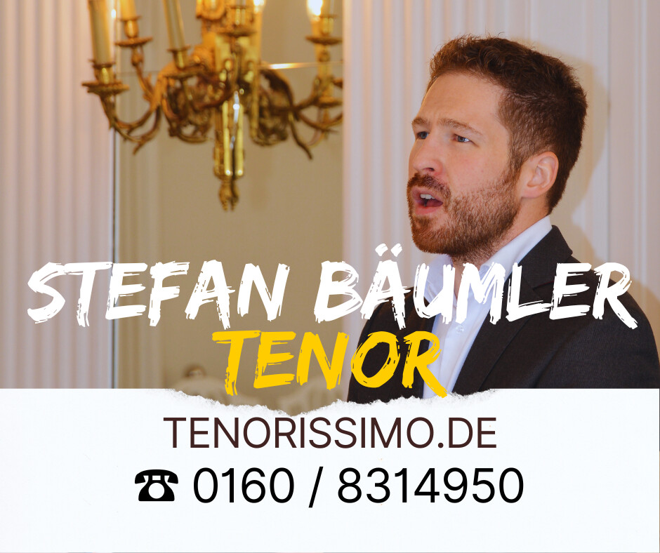Gesangsunterricht Düsseldorf, Sänger Stefan Bäumler, Tenor, Hochzeitssänger in Düsseldorf - Logo