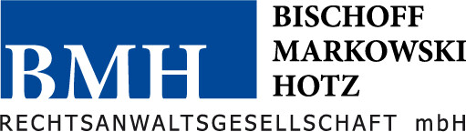 Logo von BMH BISCHOFF MARKOWSKI HOTZ RECHTSANWALTSGESELLSCHAFT mbH
