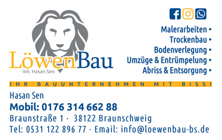 Löwen Bau in Braunschweig - Logo