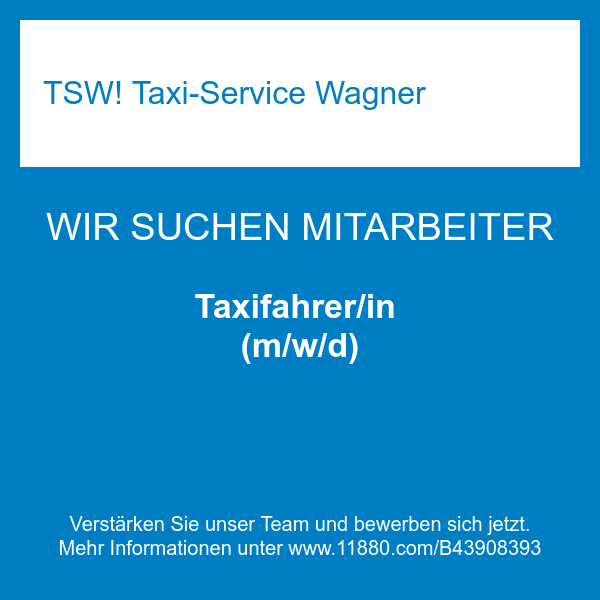 Taxifahrer/in (m/w/d)