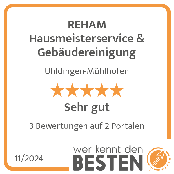 REHAM Hausmeisterservice & Gebäudereinigung in Uhldingen Mühlhofen - Logo