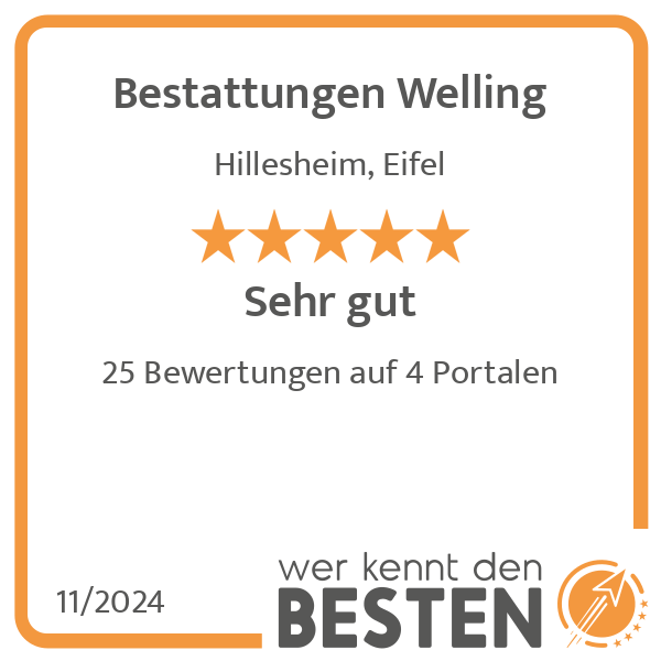 Bestattungen Welling in Hillesheim in der Eifel - Logo