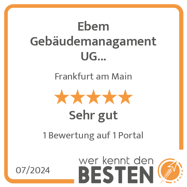 Ebem Gebäudemanagament UG (haftungsbeschränkt) in Frankfurt am Main - Logo