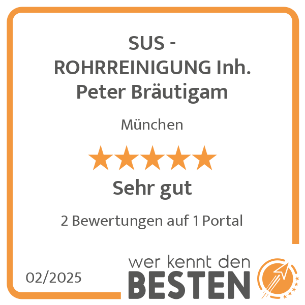 SUS - ROHRREINIGUNG Inh. Peter Bräutigam in München - Logo