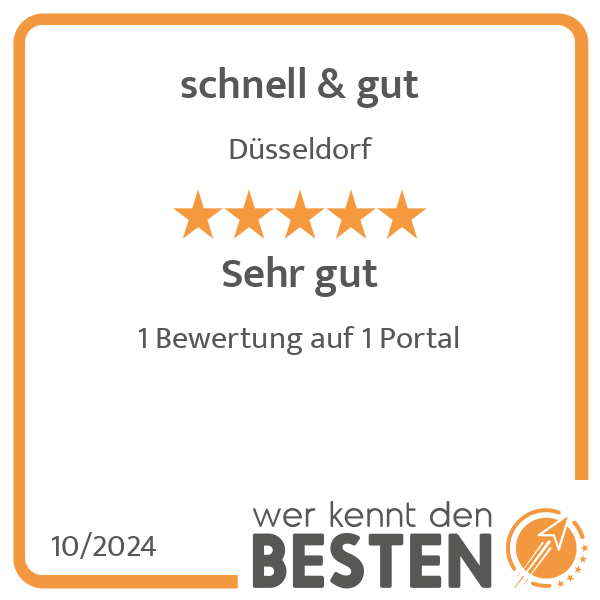 schnell & gut in Düsseldorf - Logo