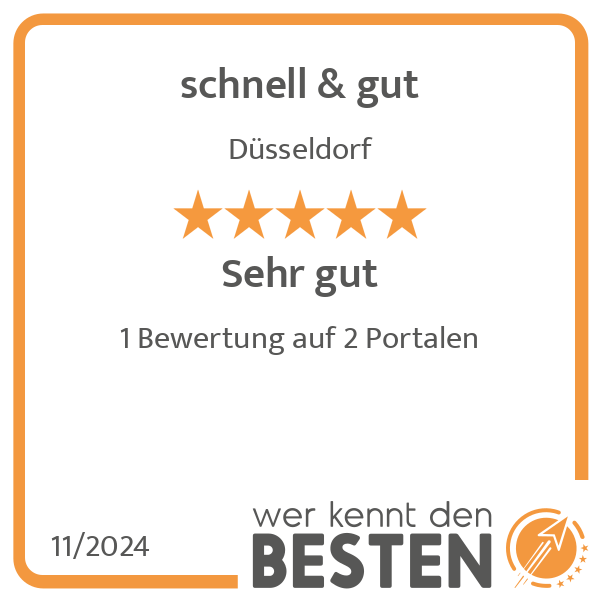 schnell & gut in Düsseldorf - Logo