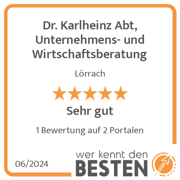 Dr. Karlheinz Abt, Unternehmens- und Wirtschaftsberatung in Lörrach - Logo