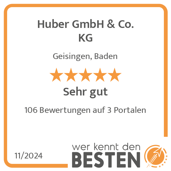 Huber GmbH & Co. KG in Geisingen in Baden - Logo