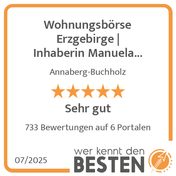 Wohnungsbörse Erzgebirge Inhaberin Manuela Hertel in Annaberg Buchholz - Logo