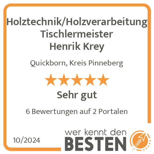 Holztechnik/Holzverarbeitung Tischlermeister Henrik Krey in Quickborn Kreis Pinneberg - Logo