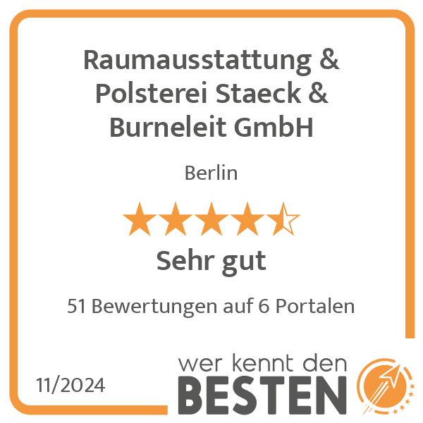 Raumausstattung & Polsterei Staeck & Burneleit GmbH in Berlin - Logo