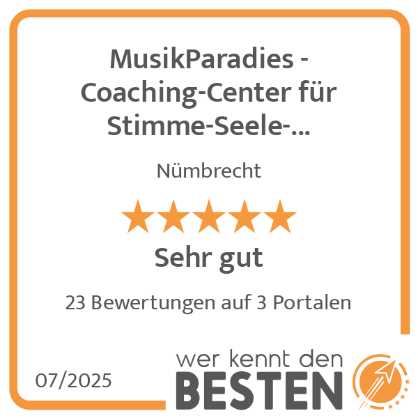 MusikParadies - Coaching-Center für Stimme-Seele-Schauspiel und Traumatologie in Nümbrecht - Logo