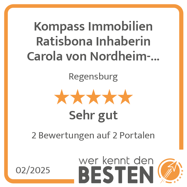 Kompass Immobilien Ratisbona Inhaberin Carola von Nordheim-Gehr in Regensburg - Logo