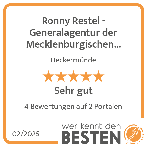 Ronny Restel - Generalagentur der Mecklenburgischen Versicherungsgruppe in Ueckermünde - Logo