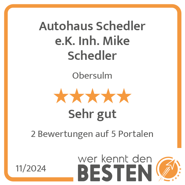 Autohaus Schedler e.K. Inh. Mike Schedler in Obersulm - Logo