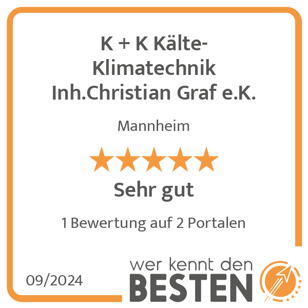 K + K Kälte-Klimatechnik Inh.Christian Graf e.K. in Mannheim - Logo