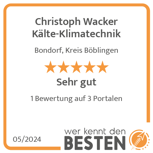 Christoph Wacker Kälte-Klimatechnik in Bondorf Kreis Böblingen - Logo