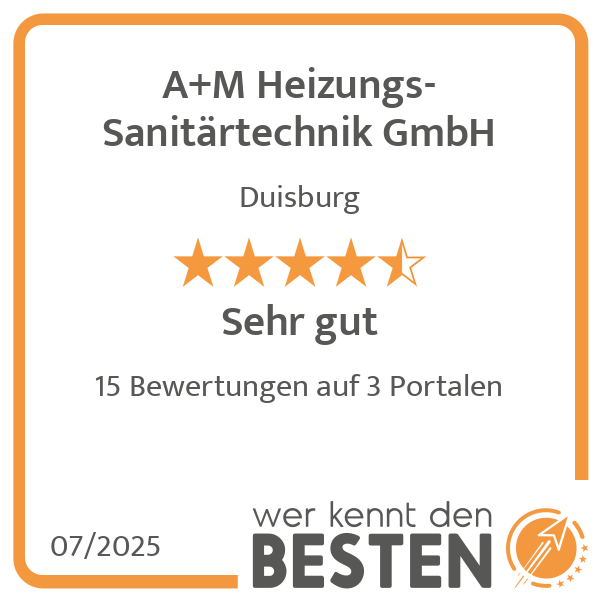 A+M Heizungs-Sanitärtechnik GmbH in Duisburg - Logo