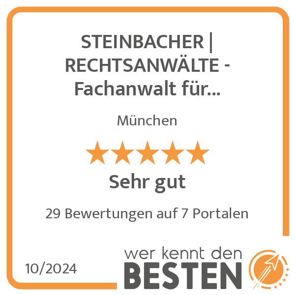 STEINBACHER RECHTSANWÄLTE - Fachanwalt für Arbeitsrecht München - Kündigungsschutzklagen Abfindungen Aufhebungsvertrag in München - Logo