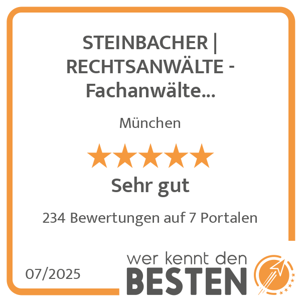 STEINBACHER RECHTSANWÄLTE - Fachanwälte Arbeitsrecht München - Fachanwälte Baurecht München in München - Logo