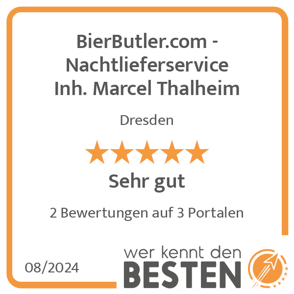 BierButler.com - Nachtlieferservice Inh. Marcel Thalheim in Dresden - Logo