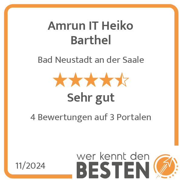 Amrun IT Heiko Barthel in Bad Neustadt an der Saale - Logo