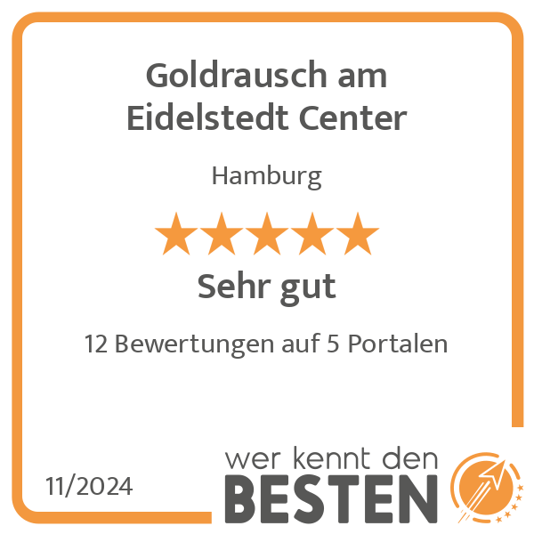 Goldrausch am Eidelstedt Center in Hamburg - Logo