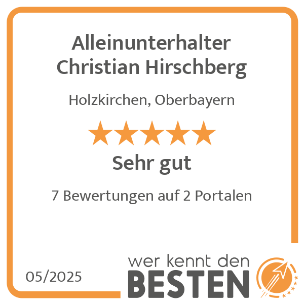 Alleinunterhalter Christian Hirschberg in Holzkirchen in Oberbayern - Logo Alleinunterhalter Christian Hirschberg in Holzkirchen in Oberbayern - Logo