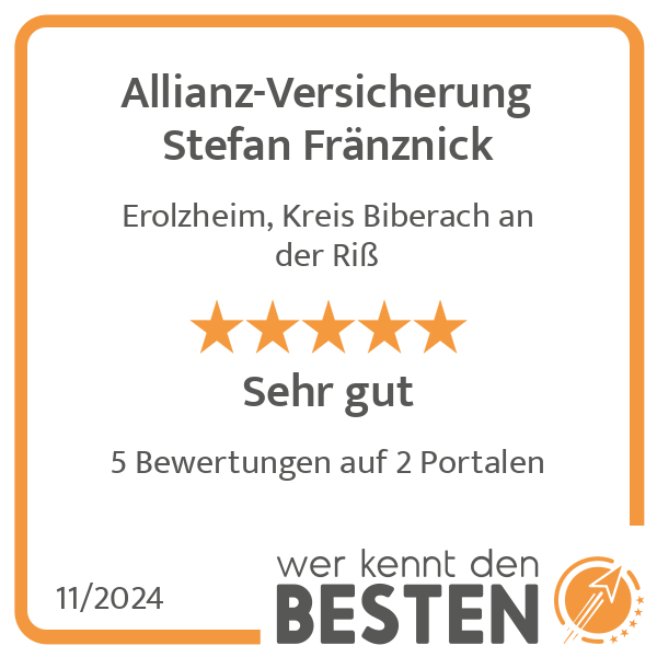 Allianz-Versicherung Stefan Fränznick in Erolzheim - Logo