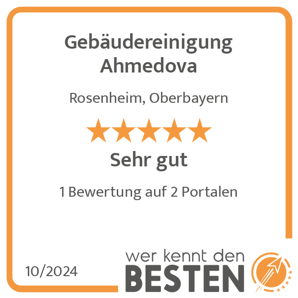 Gebäudereinigung Ahmedova in Rosenheim in Oberbayern - Logo