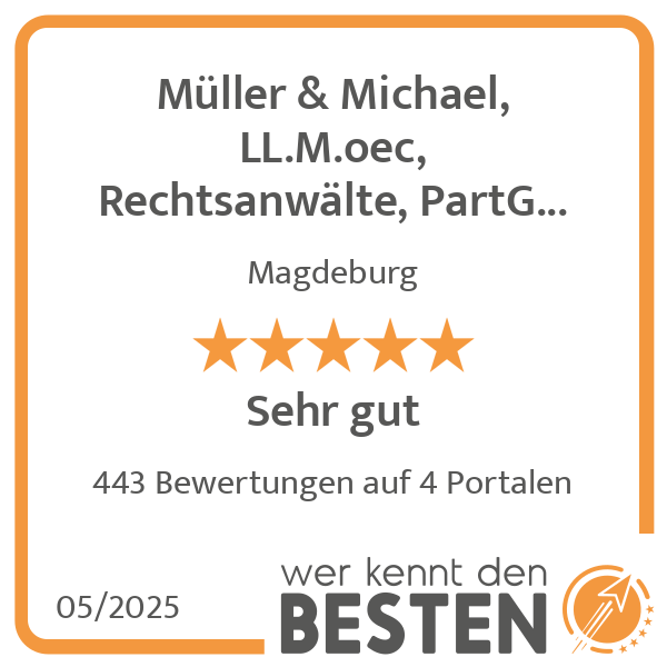 Müller & Michael, LL.M.oec, Rechtsanwälte, PartG mbB in Magdeburg - Logo