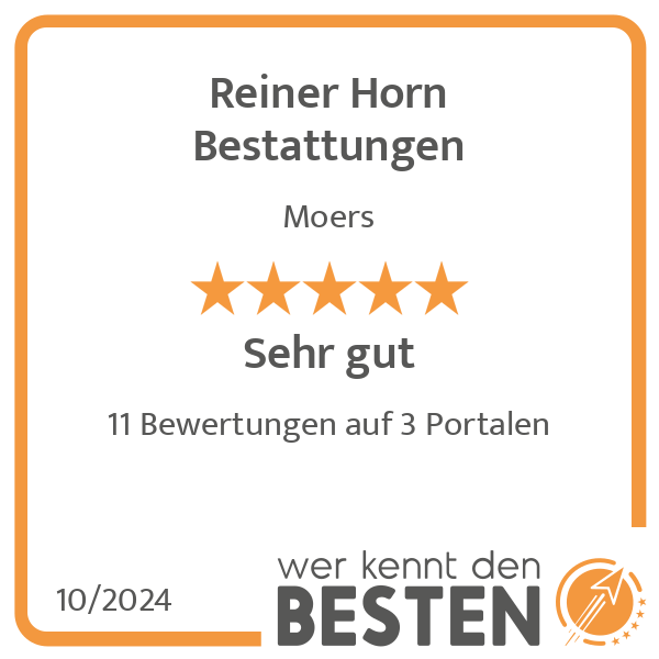 Reiner Horn Bestattungen in Moers - Logo