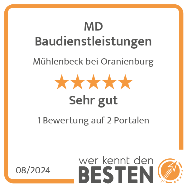 MD Baudienstleistungen in Mühlenbeck Kreis Oberhavel - Logo