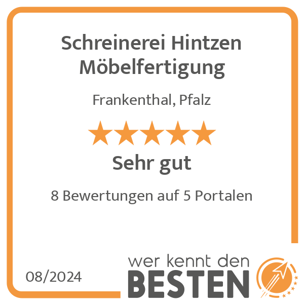 Schreinerei Hintzen Möbelfertigung in Frankenthal in der Pfalz - Logo