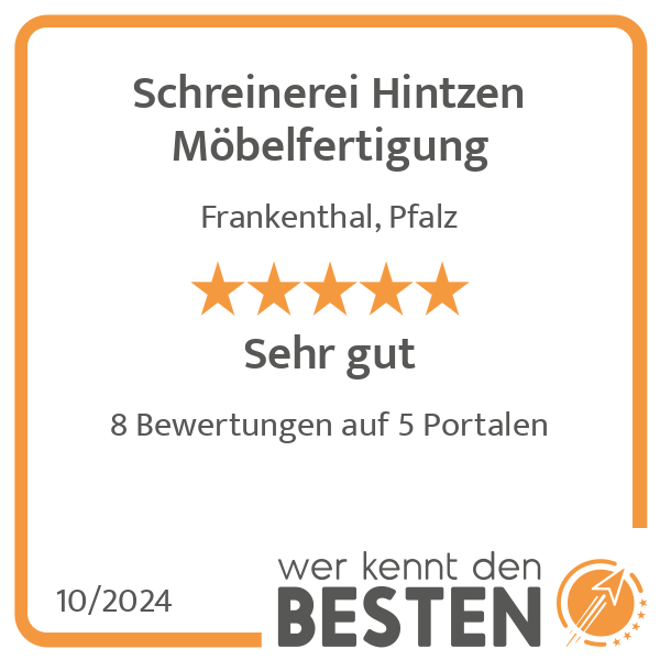 Schreinerei Hintzen Möbelfertigung in Frankenthal in der Pfalz - Logo