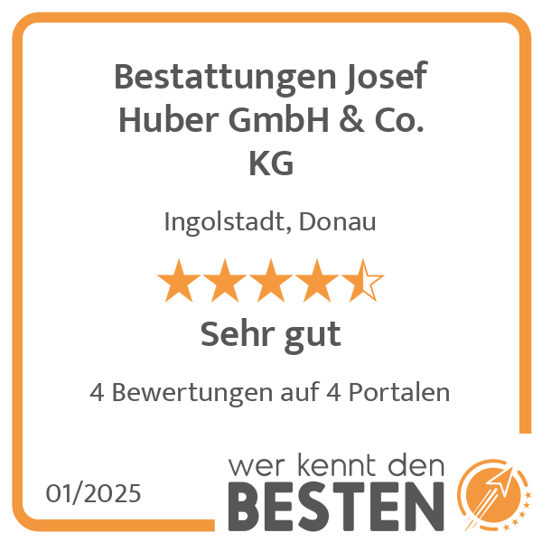 Bestattungen Josef Huber GmbH & Co. KG in Ingolstadt an der Donau - Logo